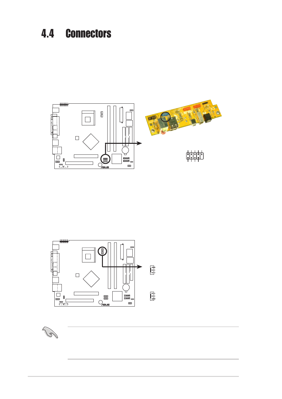 4 connectors, 76 chapter 4: motherboard info | Asus T2-P User Manual | Page 76 / 128