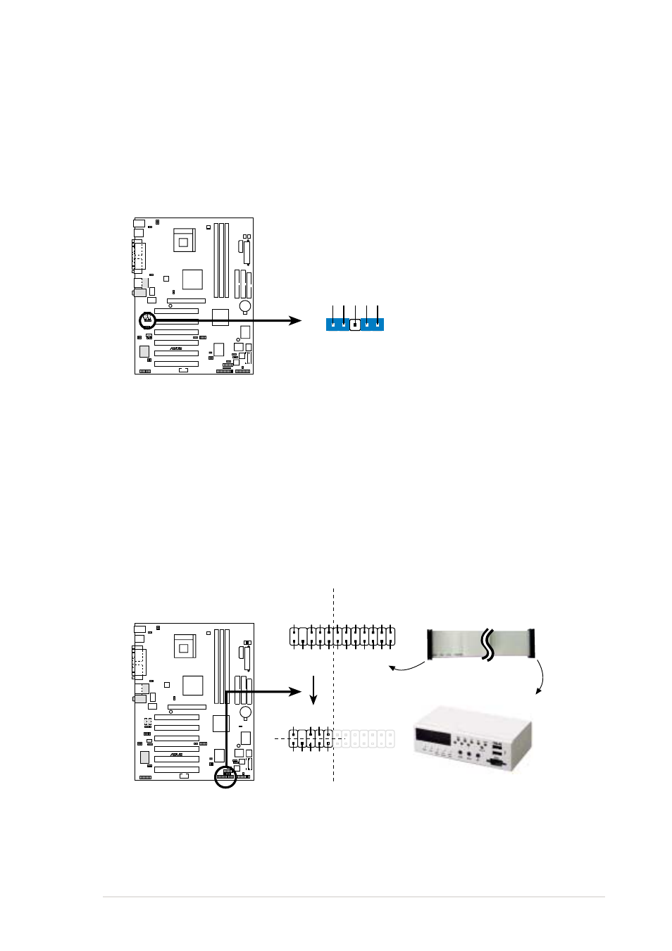 P4b533-v ipanel connector, Afpanel1 | Asus P4B533-V User Manual | Page 57 / 140