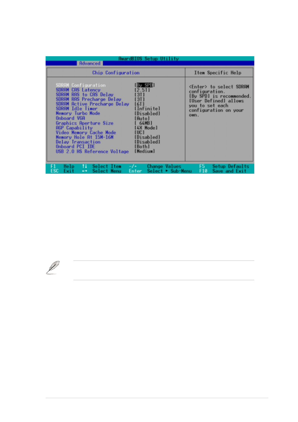 1 chip configuration | Asus P4B533-V User Manual | Page 89 / 140