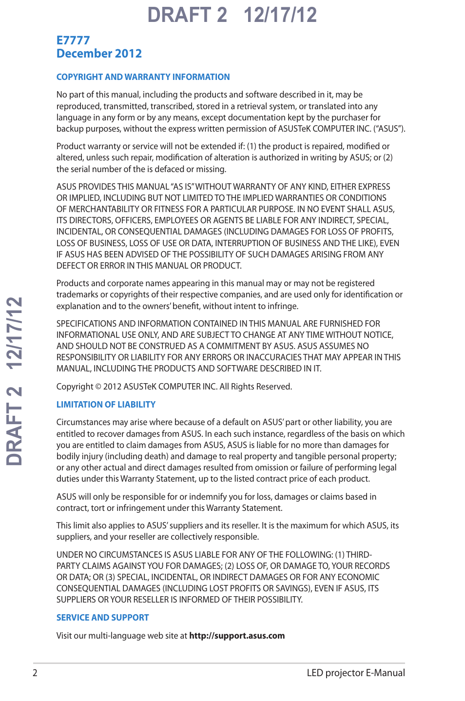 Asus B1MR User Manual | Page 2 / 58