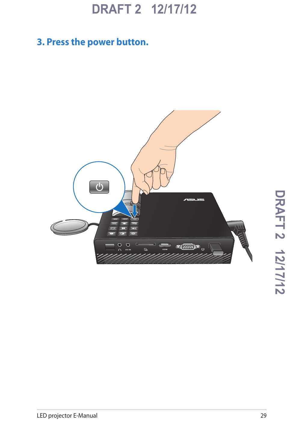 Press the power button | Asus B1MR User Manual | Page 29 / 58