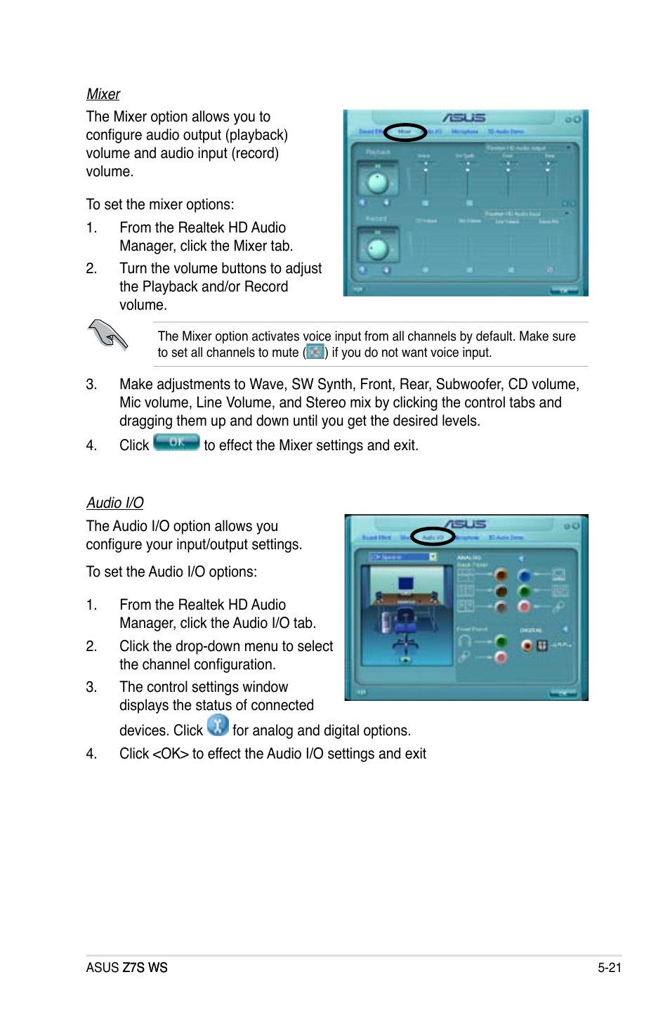 Asus Z7S WS User Manual | Page 129 / 154