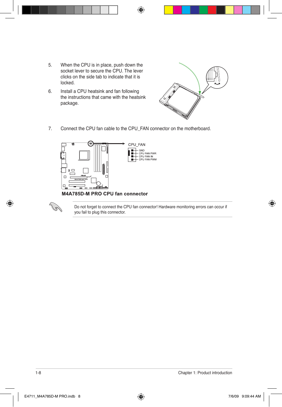 Asus M4A785D-M PRO User Manual | Page 18 / 62