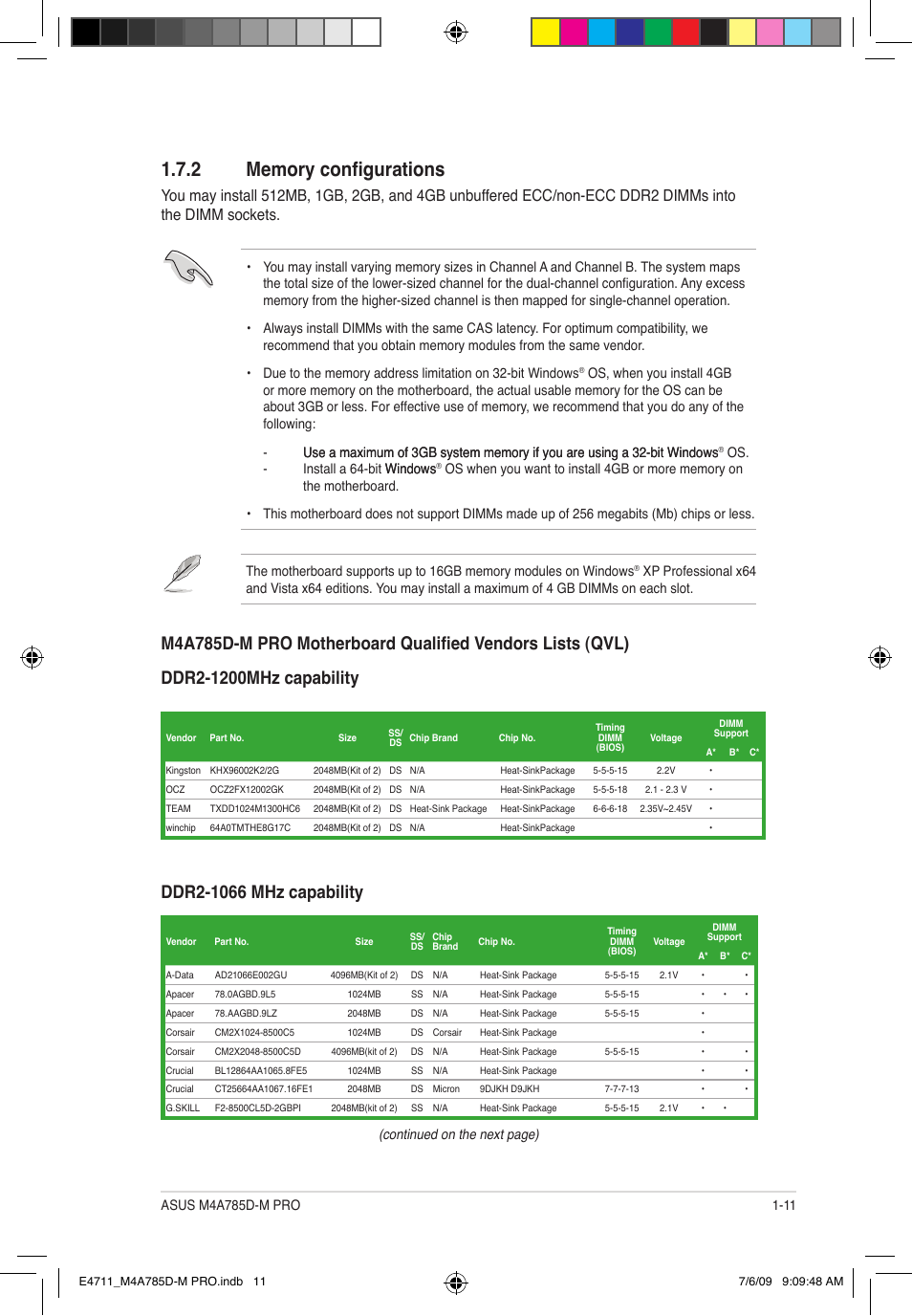 Asus M4A785D-M PRO User Manual | Page 21 / 62