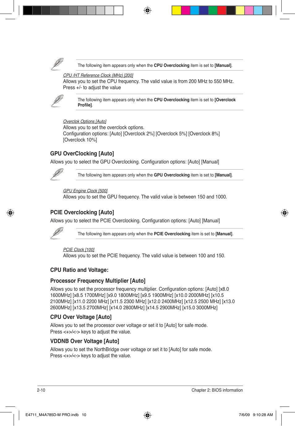 Asus M4A785D-M PRO User Manual | Page 50 / 62