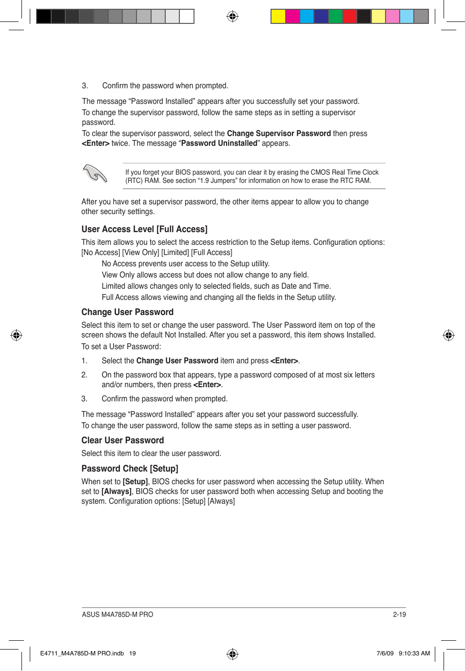 Asus M4A785D-M PRO User Manual | Page 59 / 62