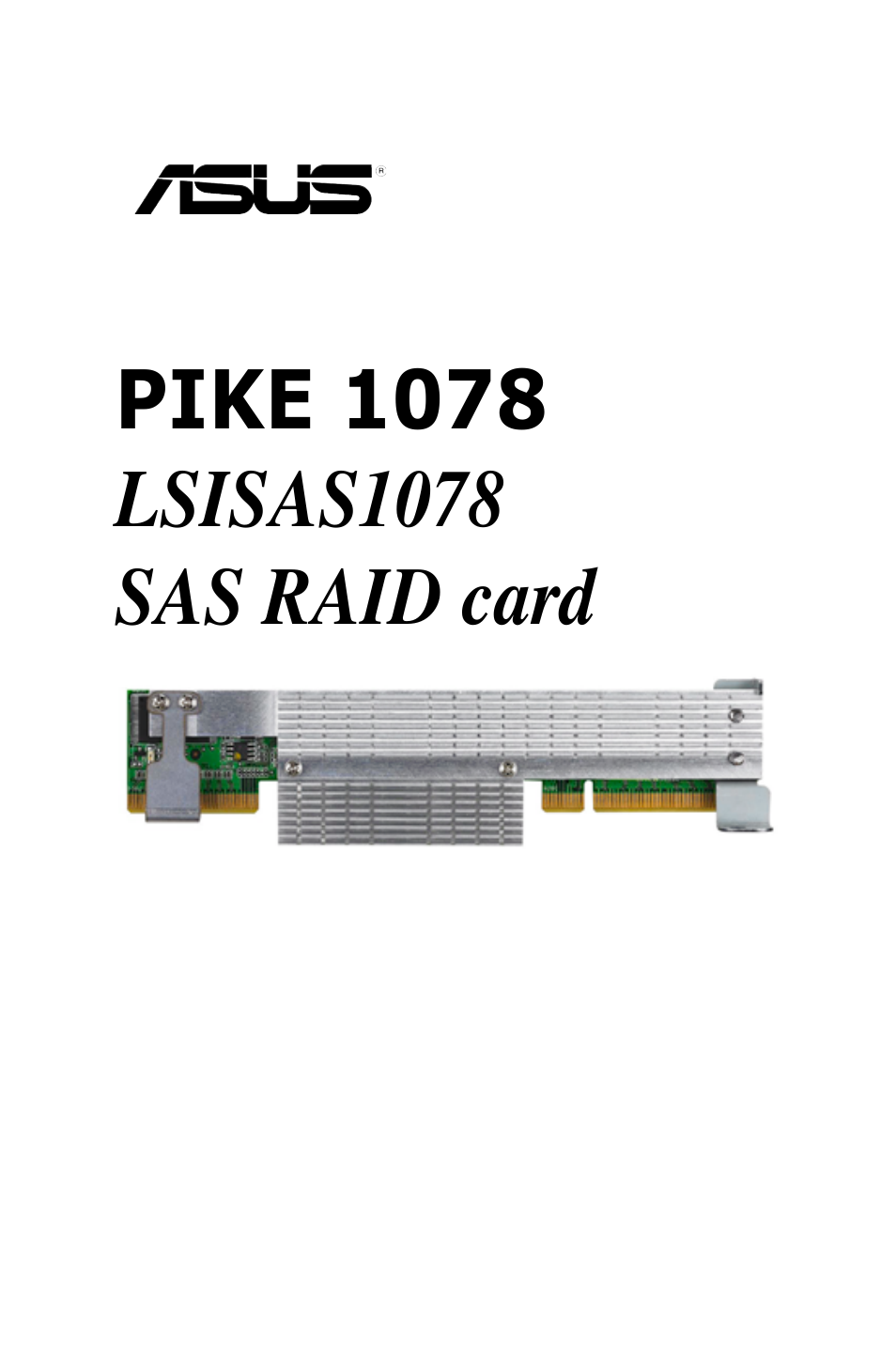 Asus PIKE 1078 User Manual | 80 pages