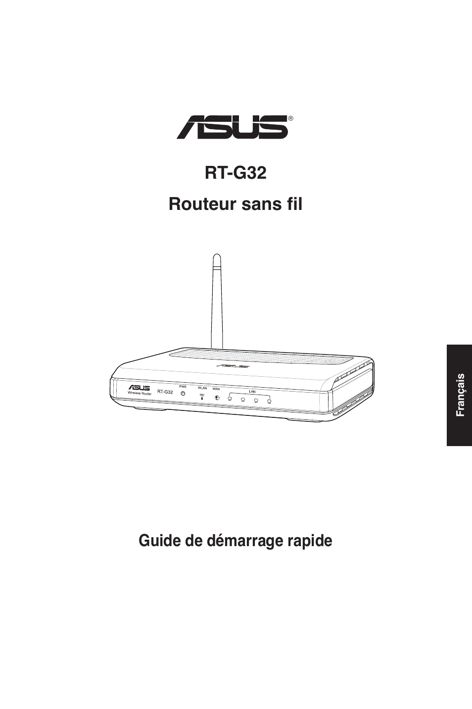 Rt-g32 routeur sans fil, Guide de démarrage rapide | Asus RT-G32 User Manual | Page 20 / 55