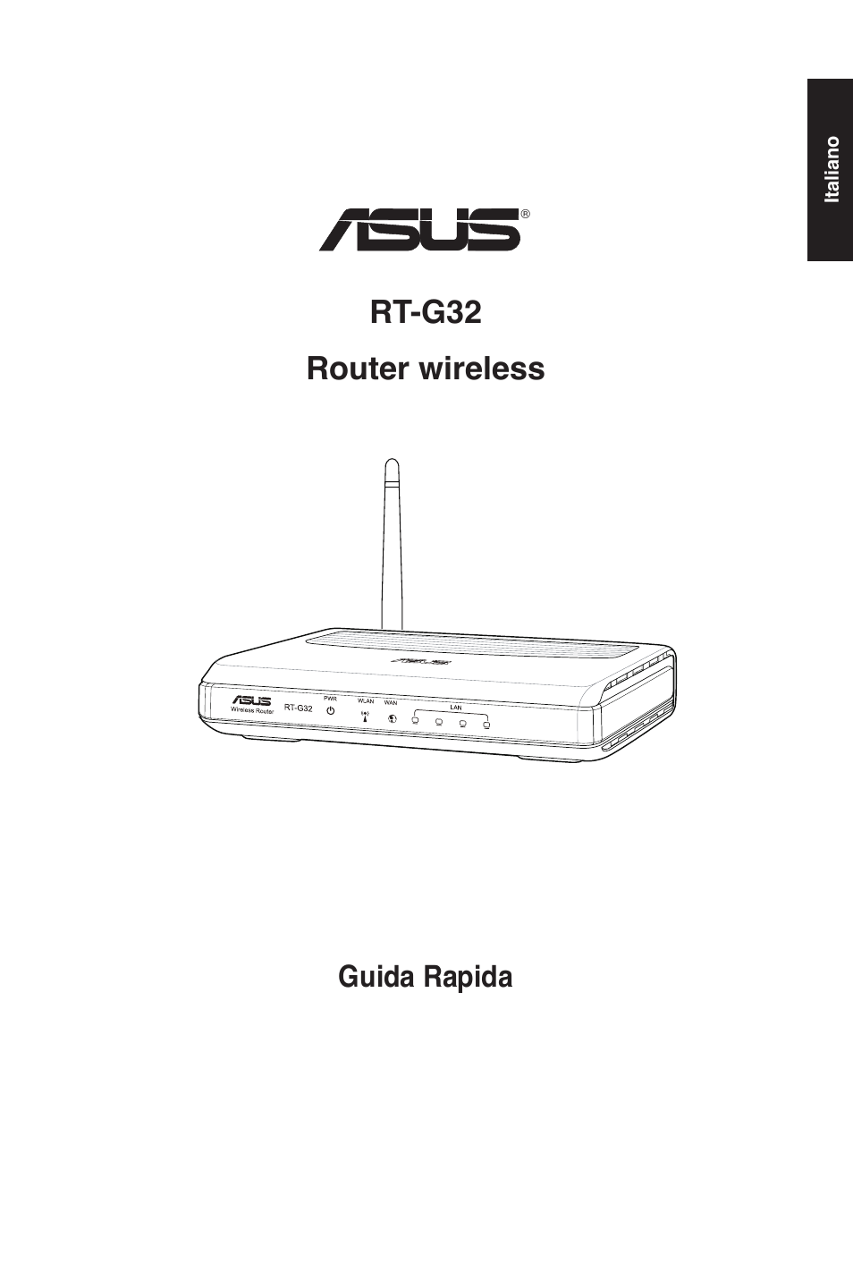 Rt-g32 router wireless, Guida rapida | Asus RT-G32 User Manual | Page 38 / 55