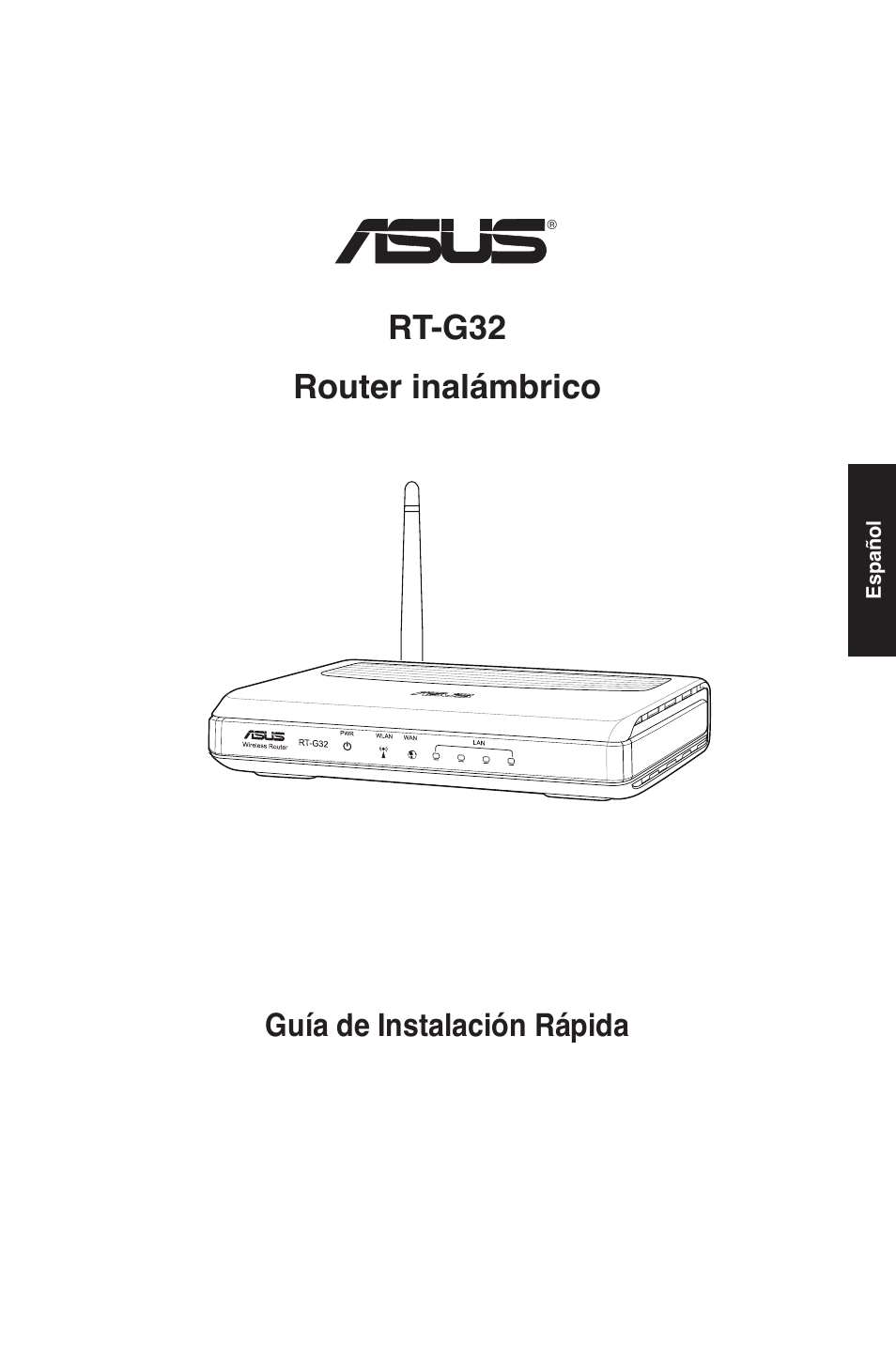 Rt-g32 router inalámbrico, Guía de instalación rápida | Asus RT-G32 User Manual | Page 50 / 55