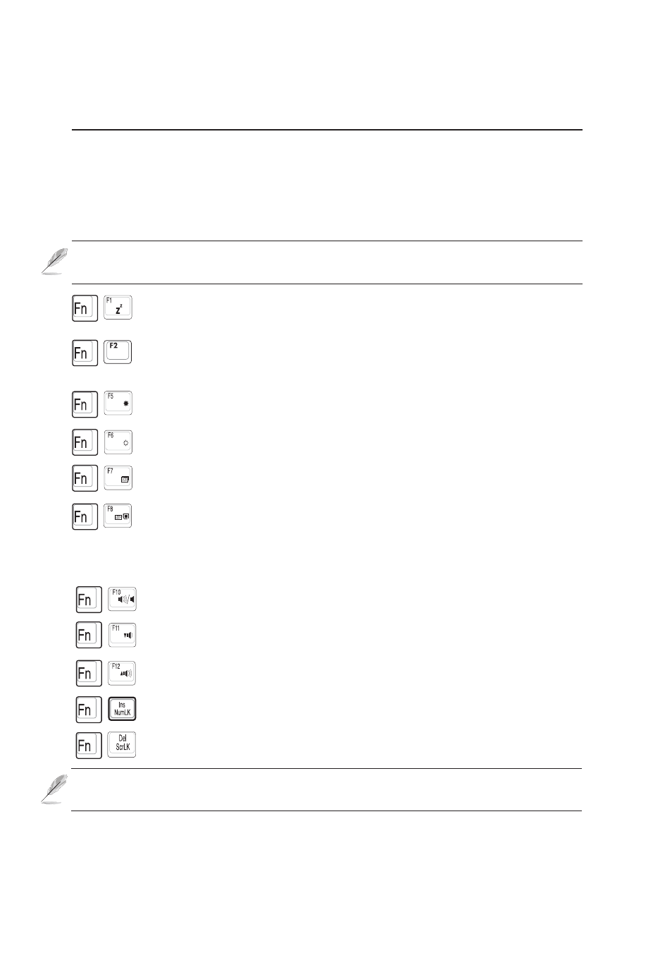 Using the keyboard, Colored hot keys | Asus L5D User Manual | Page 39 / 78