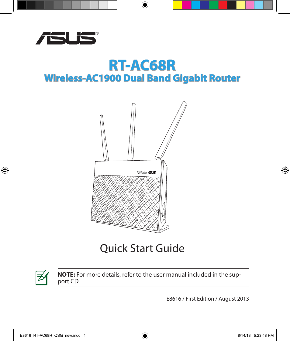 Asus RT-AC68R User Manual | 24 pages