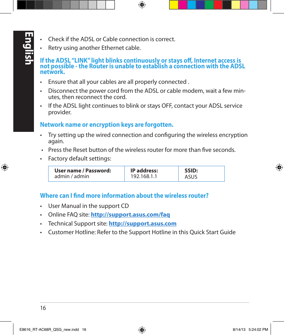 English | Asus RT-AC68R User Manual | Page 16 / 24