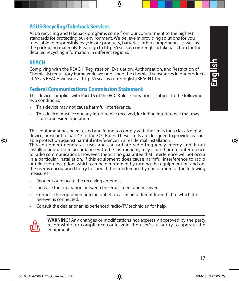 English | Asus RT-AC68R User Manual | Page 17 / 24