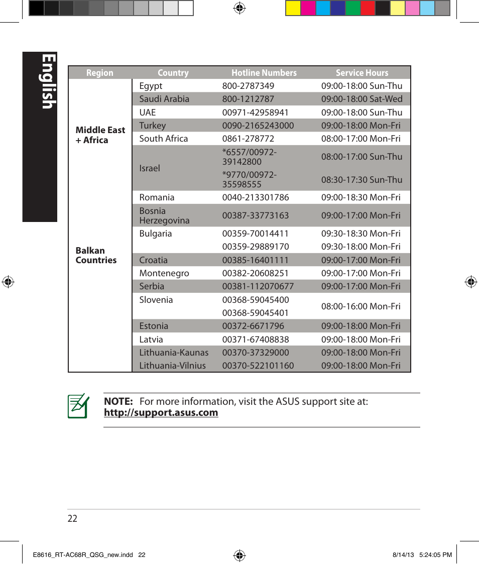 English | Asus RT-AC68R User Manual | Page 22 / 24