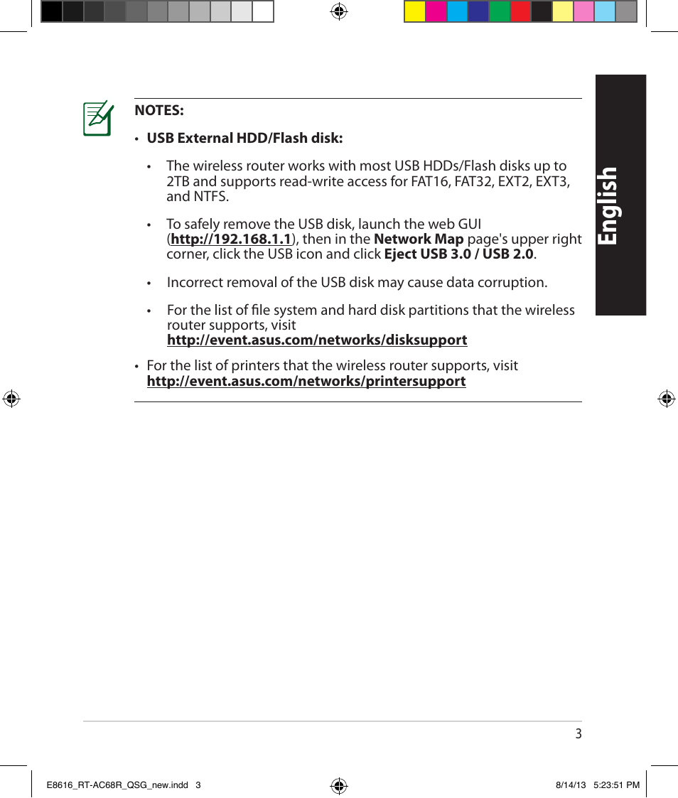 English | Asus RT-AC68R User Manual | Page 3 / 24