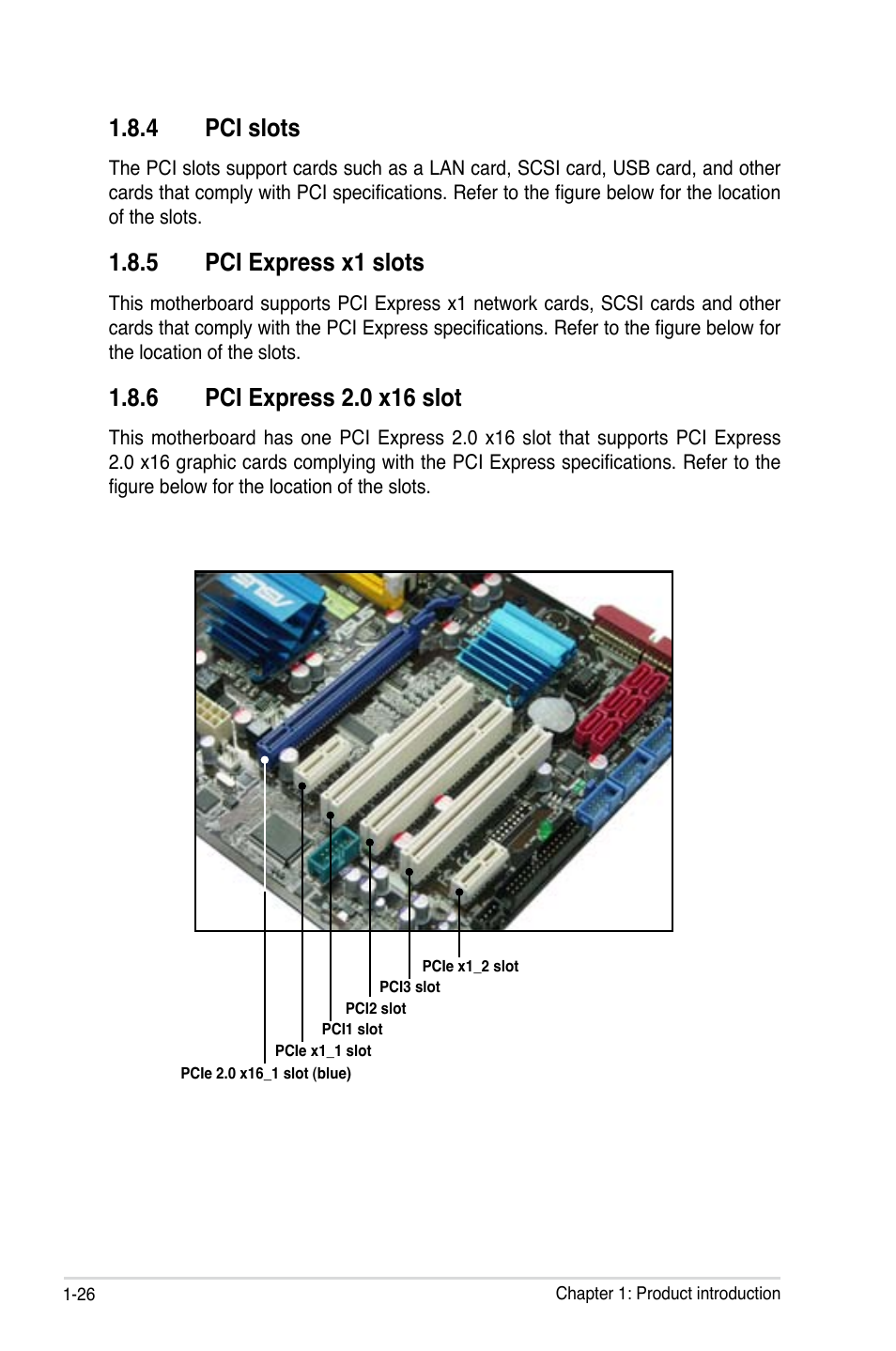 4 pci slots, 5 pci express x1 slots | Asus P5Q SE PLUS User Manual | Page 38 / 100