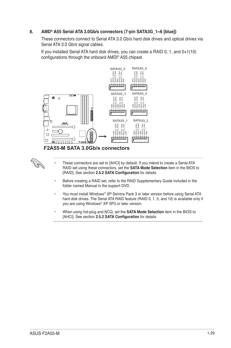 Asus f2a55-m, A55 chipset | Asus F2A55-M User Manual | Page 41 / 84