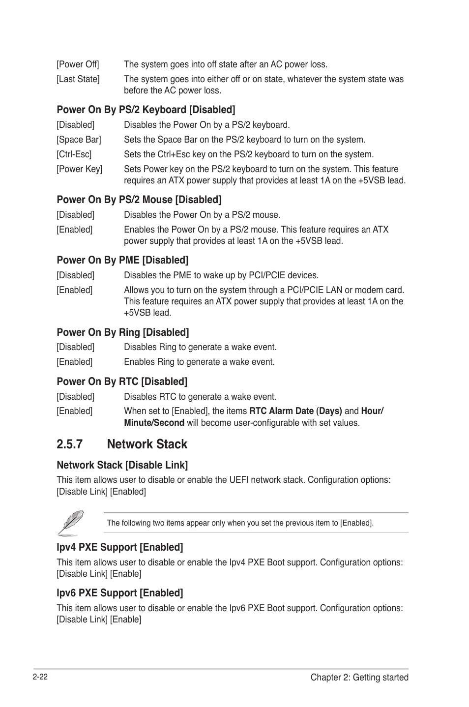 7 network stack, Network stack -22 | Asus F2A55-M User Manual | Page 68 / 84