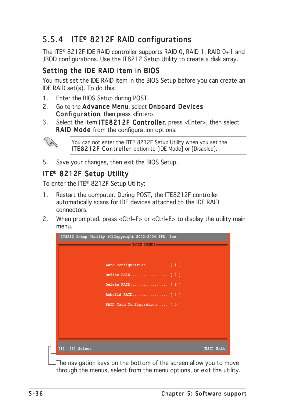 4 ite ite ite ite ite, 8212f raid configurations | Asus P5AD2-E Premium User Manual | Page 152 / 166