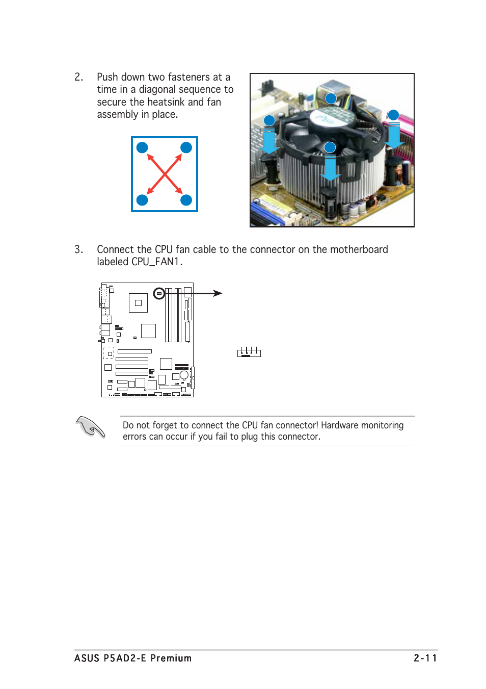 Asus P5AD2-E Premium User Manual | Page 33 / 166