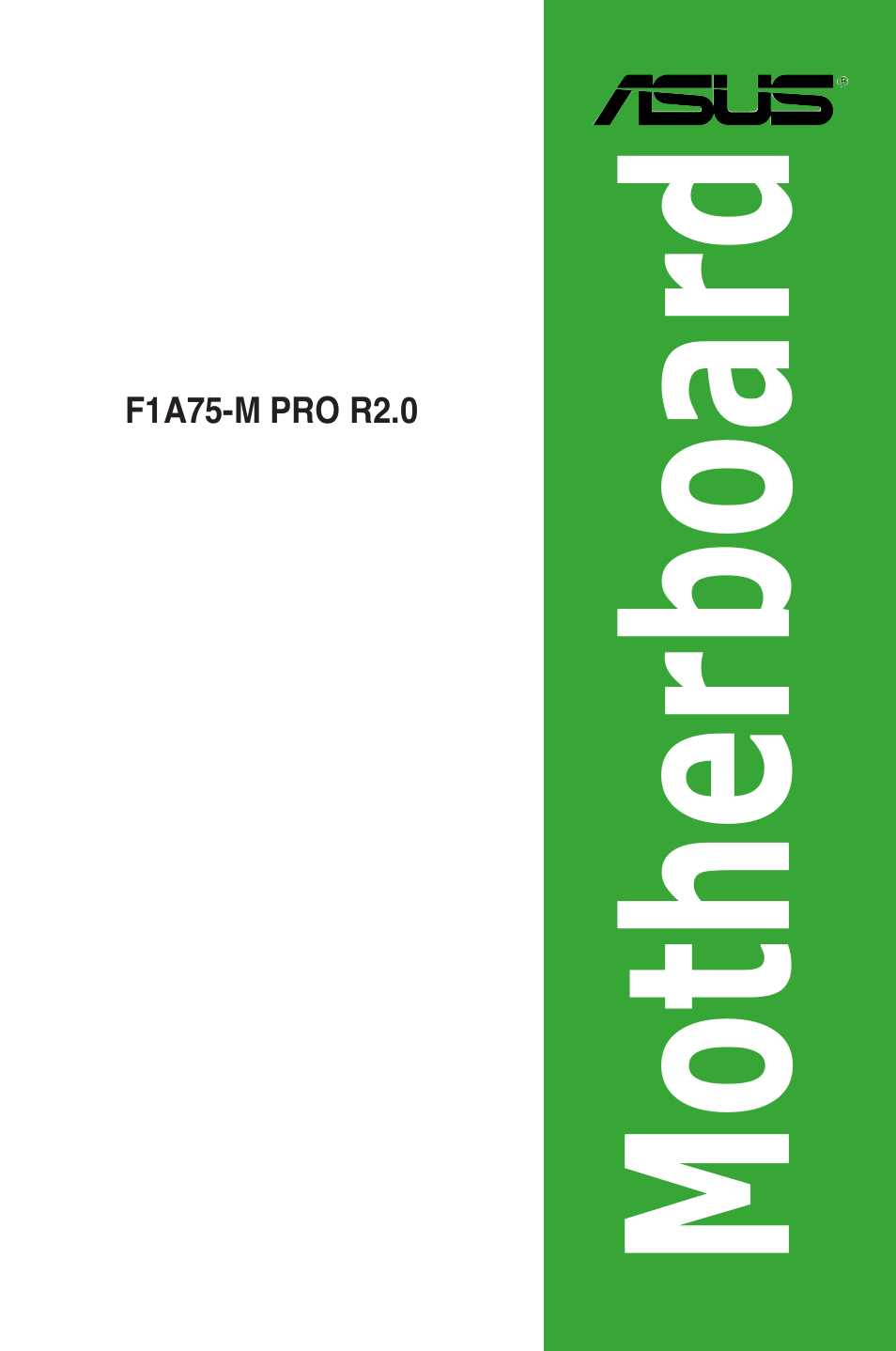 Asus F1A75-M PRO R2.0 User Manual | 78 pages