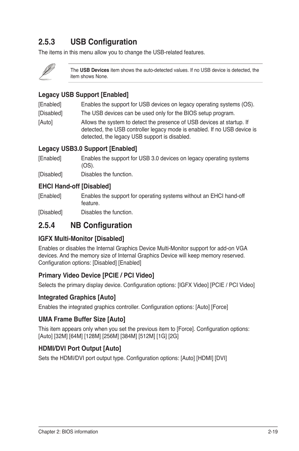 3 usb configuration, 4 nb configuration, Usb configuration -19 | Nb configuration -19 | Asus F1A75-M PRO R2.0 User Manual | Page 65 / 78