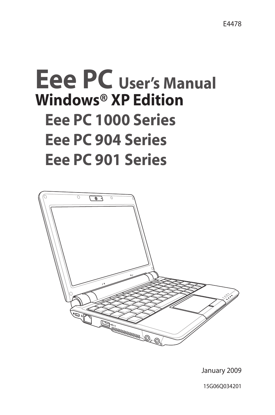 Asus Eee PC 1000HE User Manual | 86 pages