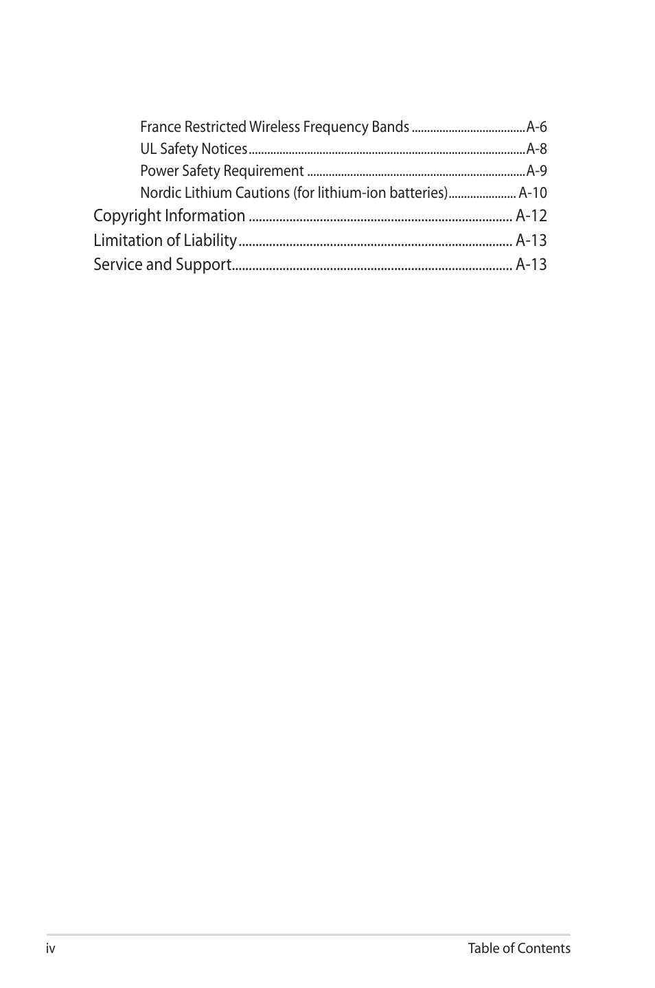 Asus Eee PC 1000HE User Manual | Page 4 / 86