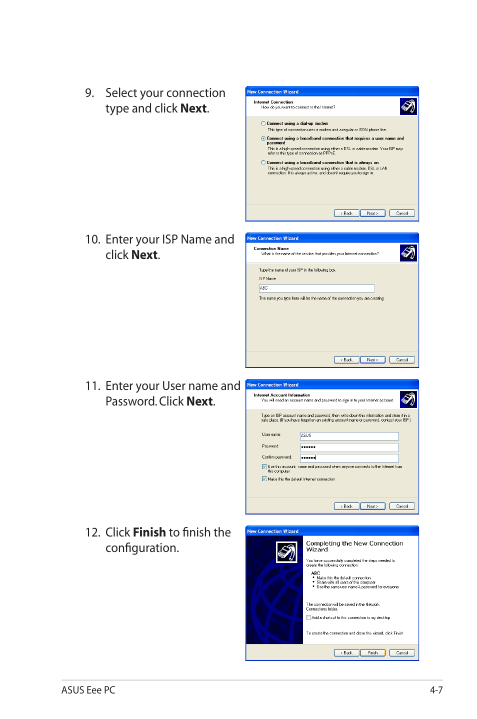 Asus Eee PC 1000HE User Manual | Page 51 / 86