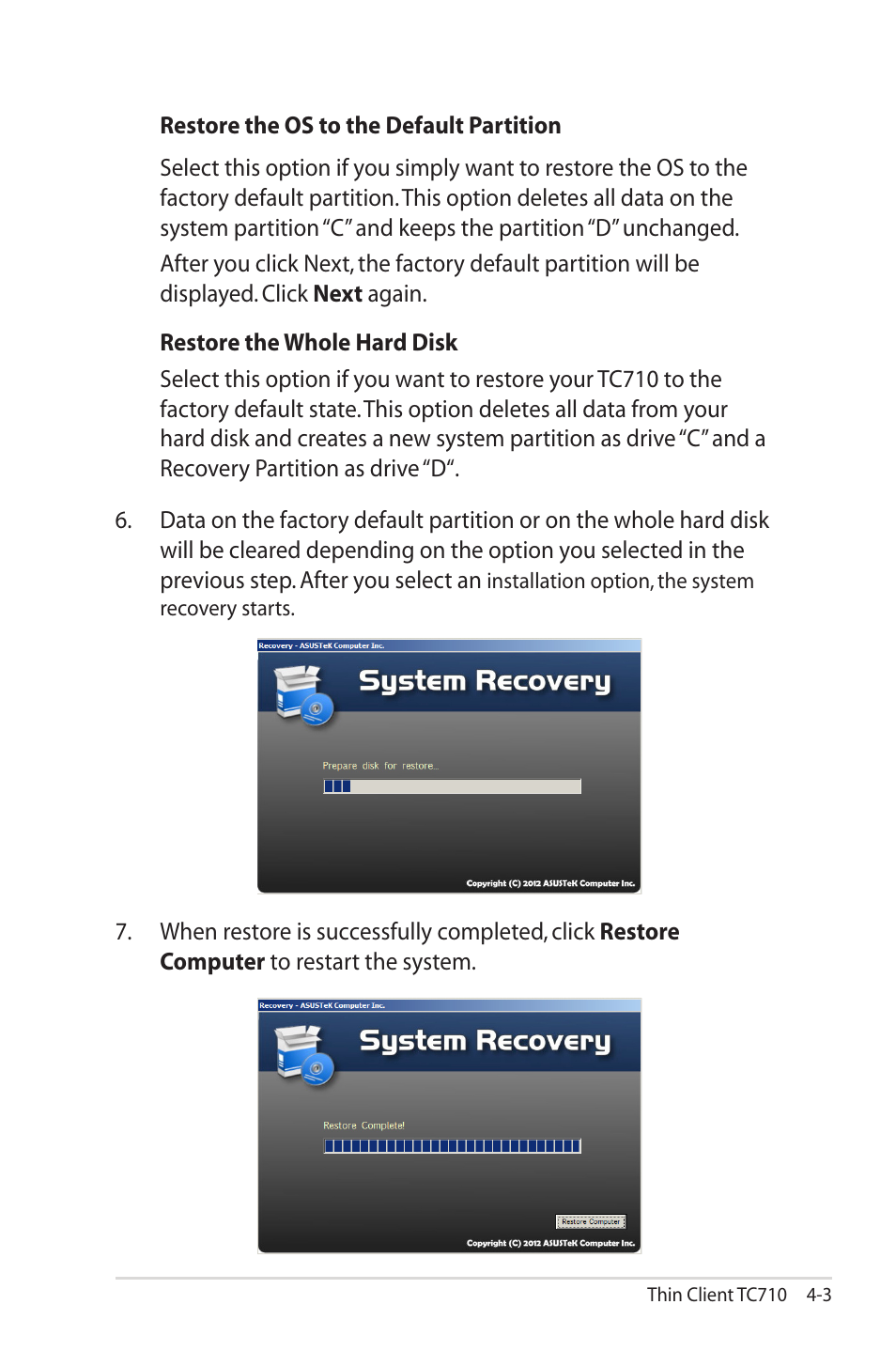 Asus TC710 User Manual | Page 39 / 40