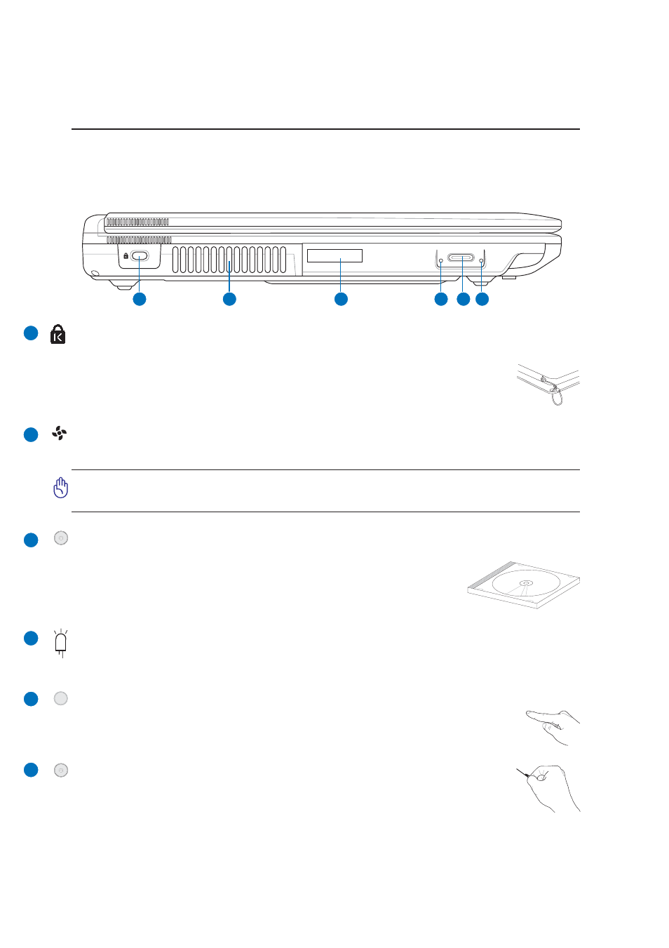 Left side | Asus Z62J User Manual | Page 18 / 72
