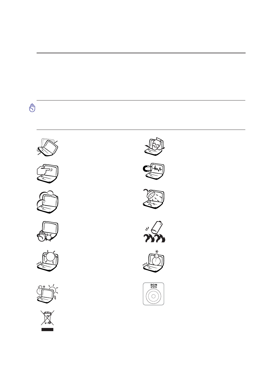 Safety precautions | Asus Z62J User Manual | Page 7 / 72