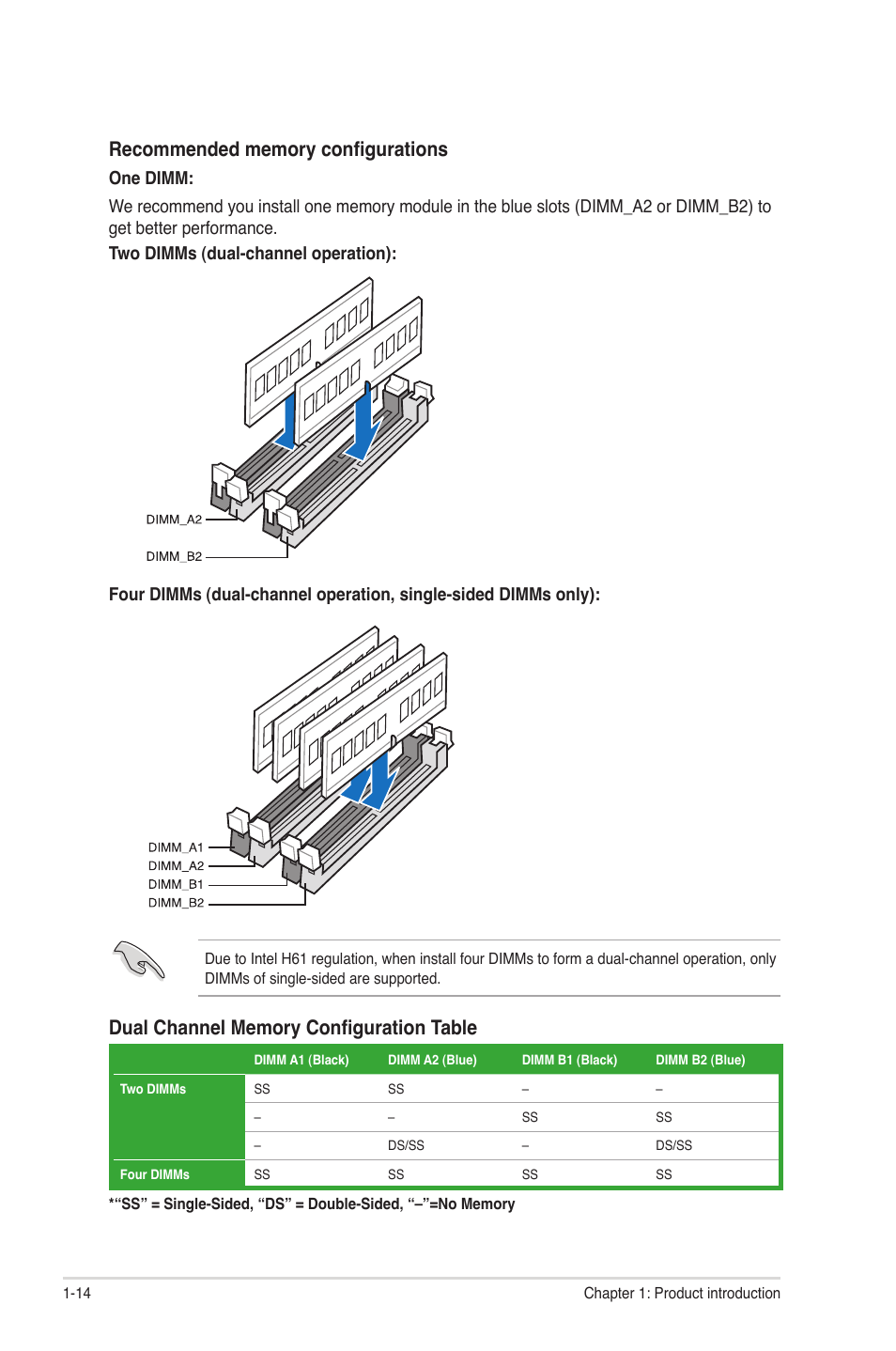 Asus P8H61 EVO User Manual | Page 26 / 76