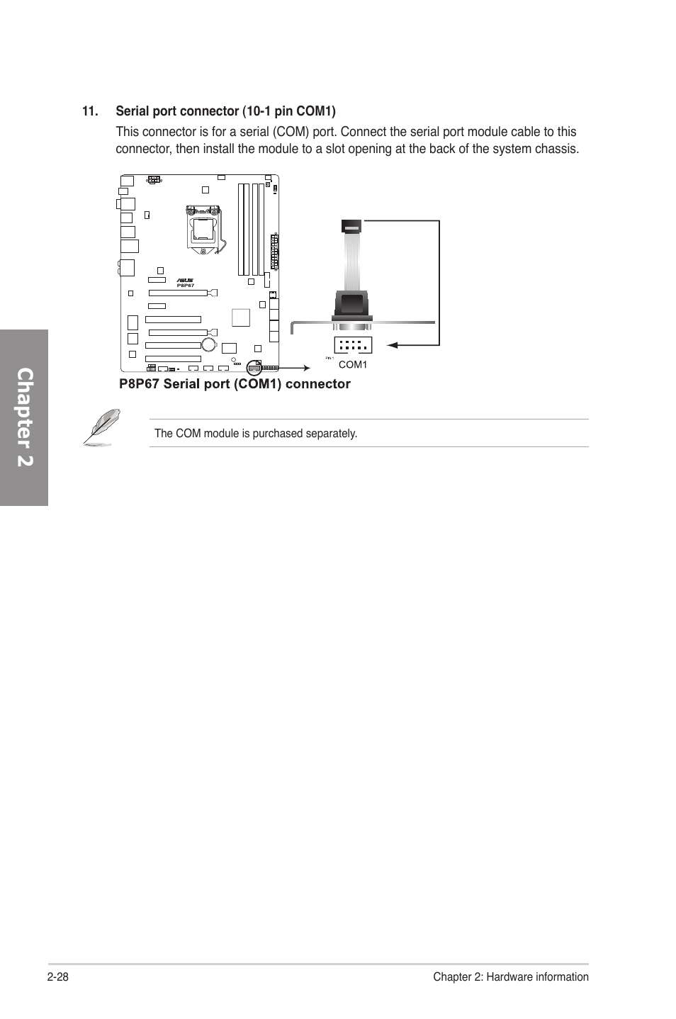 Chapter 2 | Asus P8P67 User Manual | Page 44 / 134