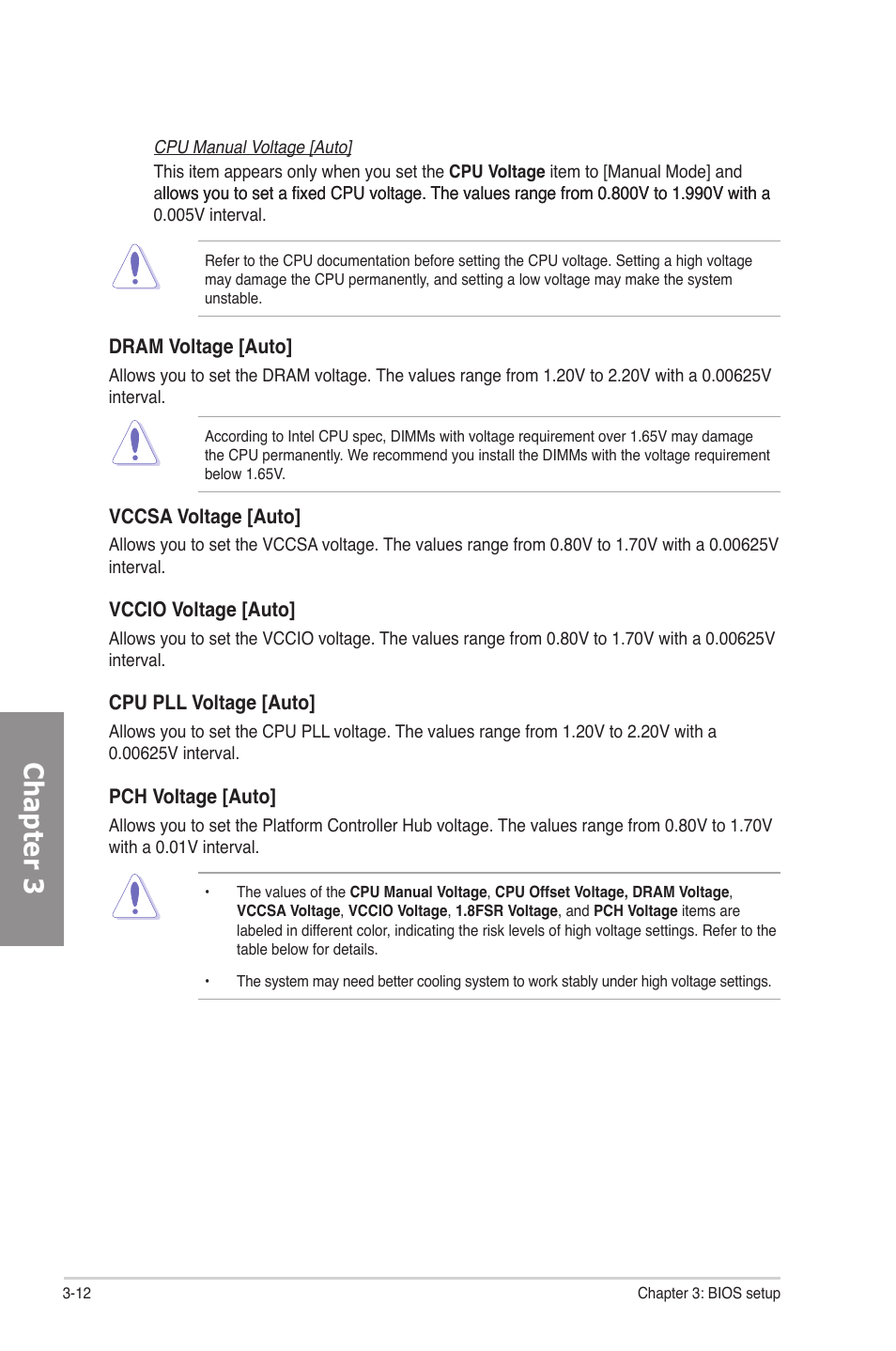 Chapter 3 | Asus P8P67 User Manual | Page 74 / 134