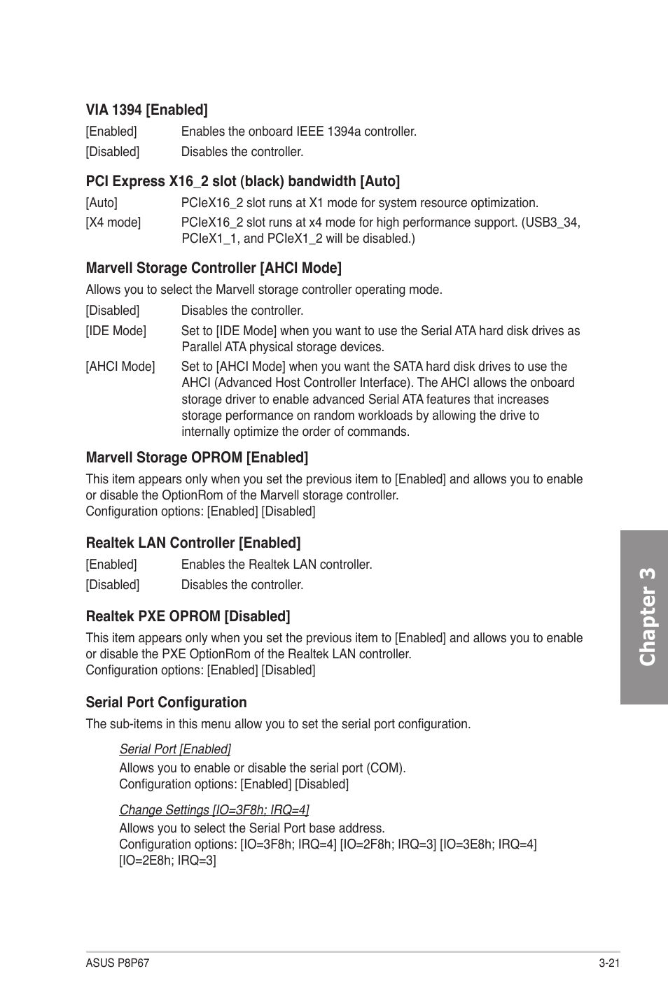 Chapter 3 | Asus P8P67 User Manual | Page 83 / 134