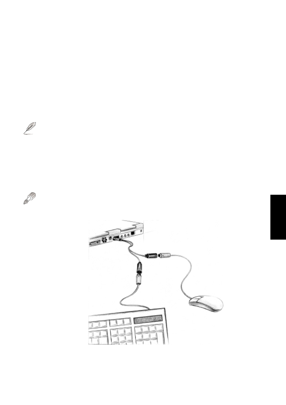 Ps/2 connection (optional), Caring for the touchpad | Asus L7 User Manual | Page 41 / 86