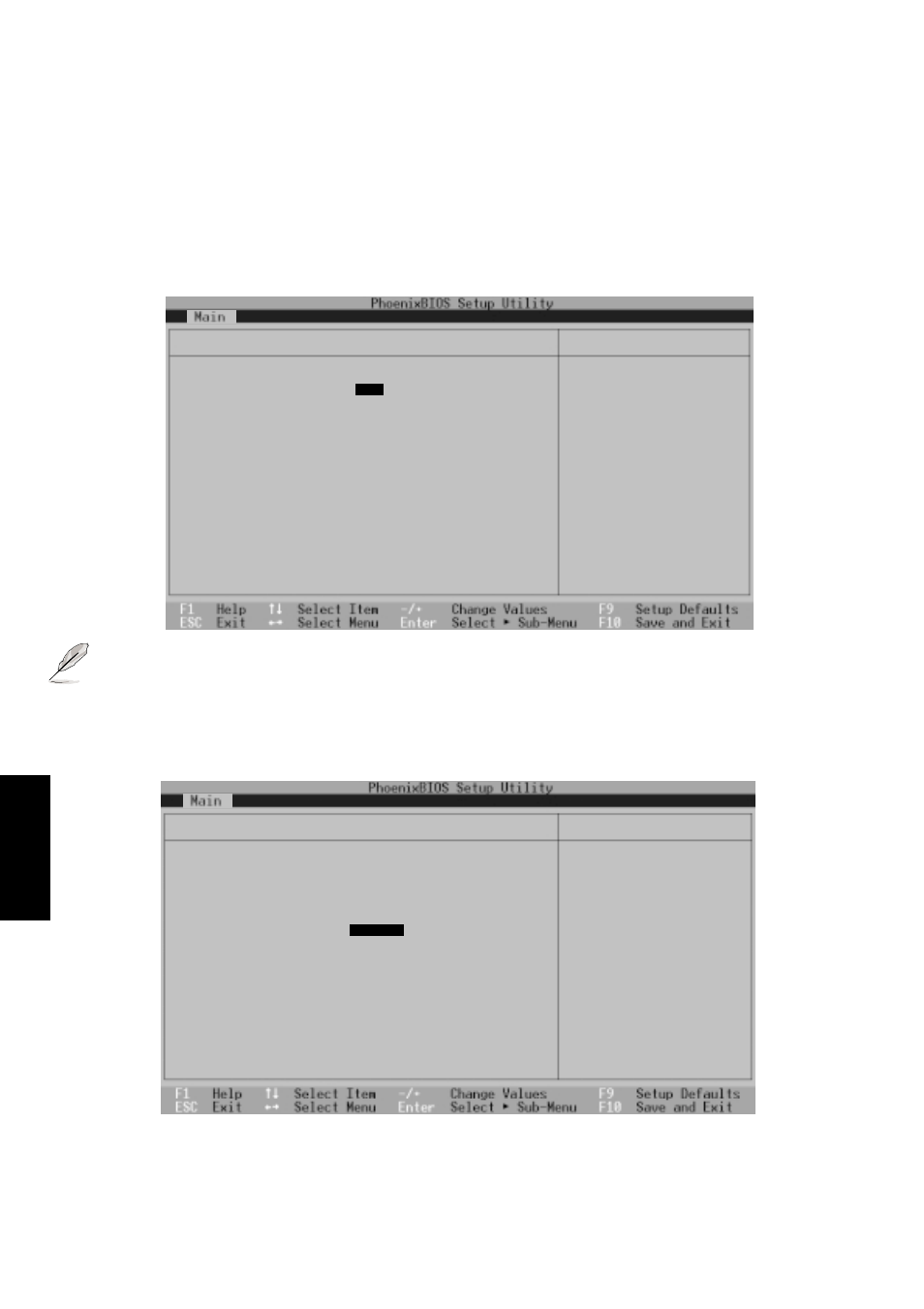 Ide primary master, Ide primary slave | Asus L7 User Manual | Page 64 / 86