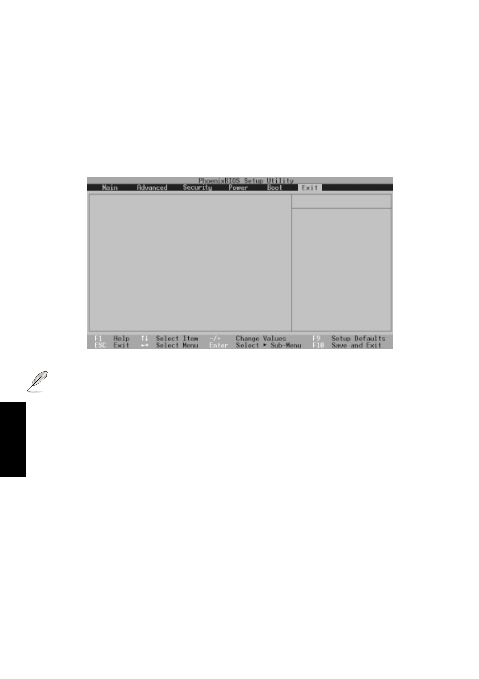 Exit, Exit menu details | Asus L7 User Manual | Page 76 / 86