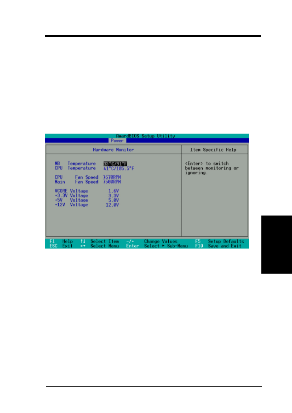 Bios setup, 2 hardware monitor | Asus P4T-EM User Manual | Page 69 / 96