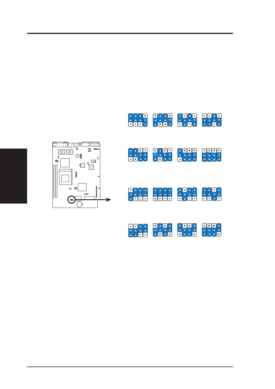 Hardware setup, 22 asus mes-n user’s manual, Mes-n cpu external frequency setting | Asus MES-N User Manual | Page 22 / 104