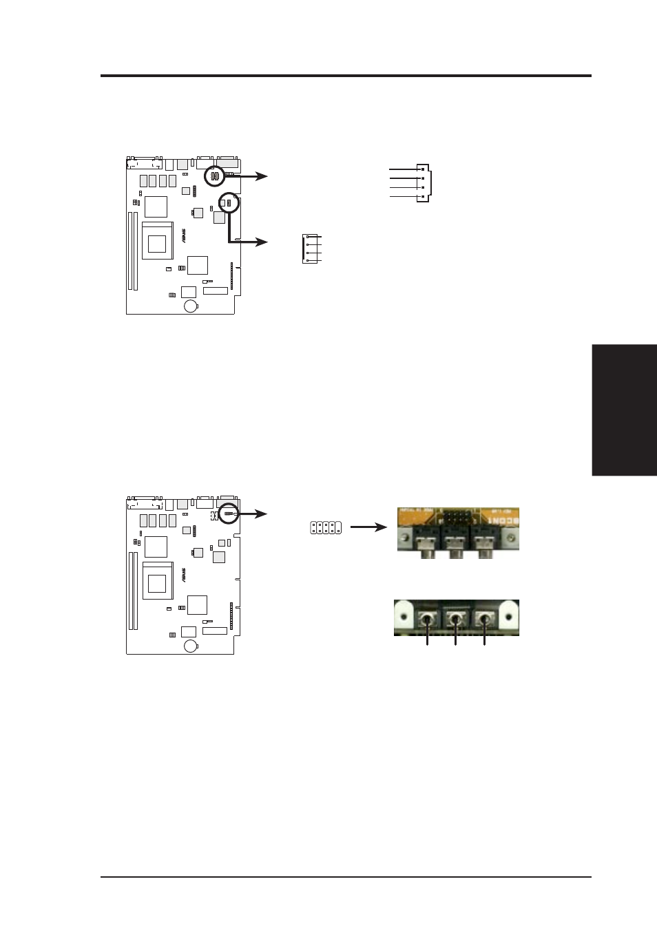 Hardware setup, Asus mes-n user’s manual 33, Mes-n internal audio connectors | Mes-n audio jack connector | Asus MES-N User Manual | Page 33 / 104