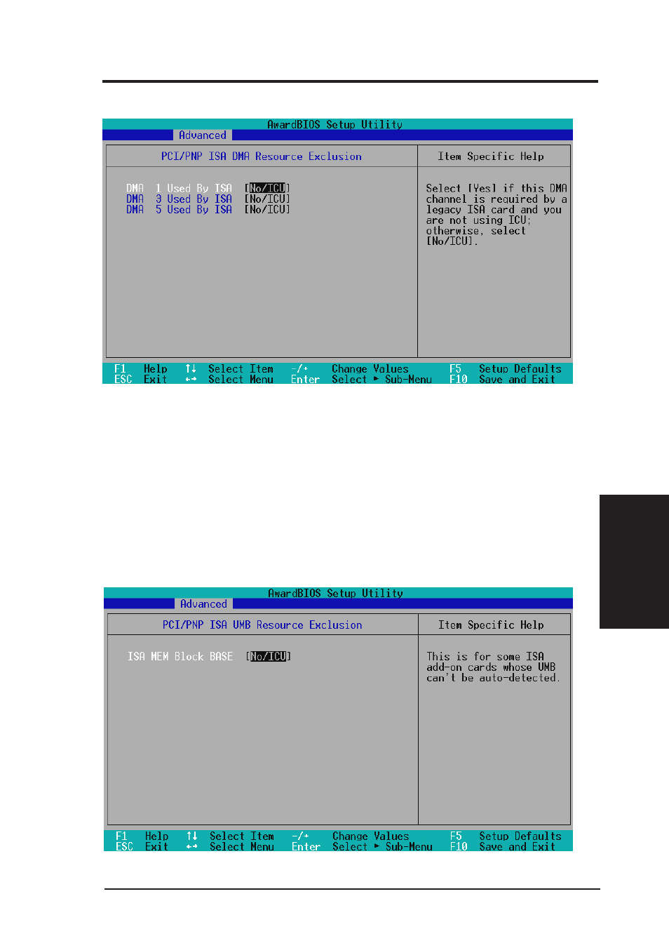 Bios setup | Asus MES-N User Manual | Page 61 / 104