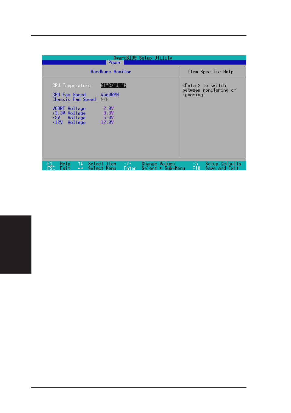 Bios setup, 2 hardware monitor | Asus MES-N User Manual | Page 66 / 104