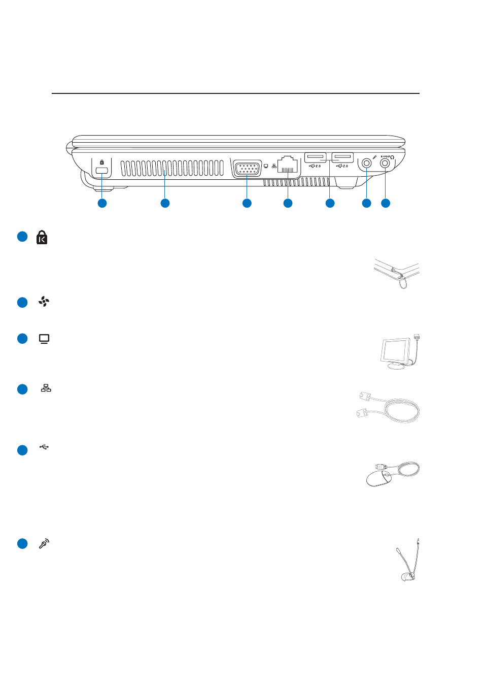 Left side | Asus U5A User Manual | Page 16 / 74