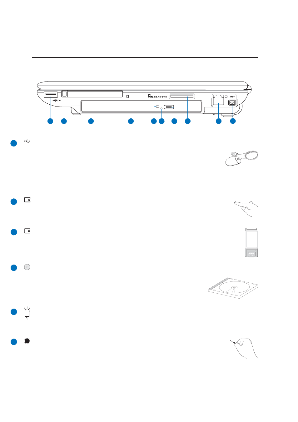 Right side | Asus U5A User Manual | Page 18 / 74