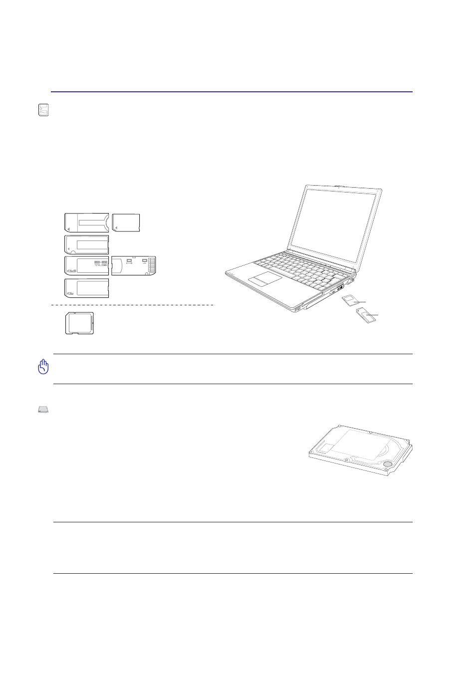 Hard disk drive | Asus U5A User Manual | Page 42 / 74