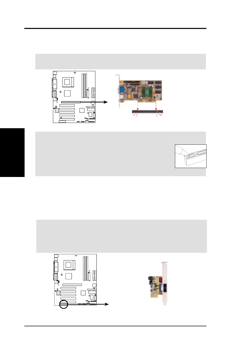 Hardware setup, 3 accelerated graphics port pro (agp pro), 4 audio modem riser (amr) slot | Asus A7A133 User Manual | Page 28 / 96