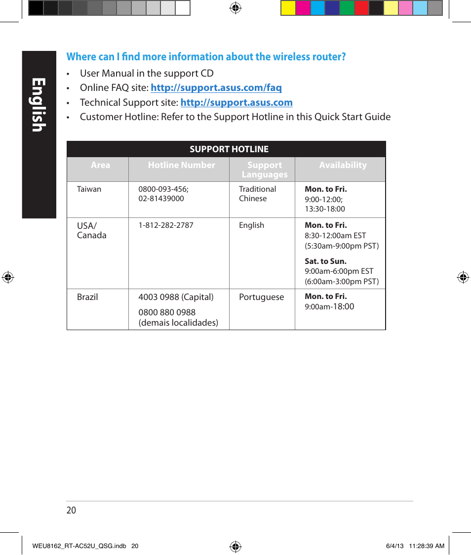 English | Asus RT-AC52U User Manual | Page 17 / 178